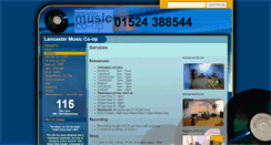 Desktop Screenshot of lancastermusiccoop.co.uk